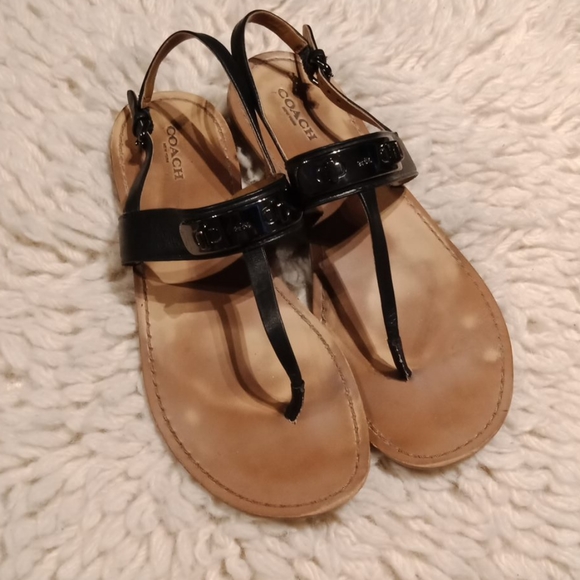 Coach  leather sandals - Picture 11 of 14